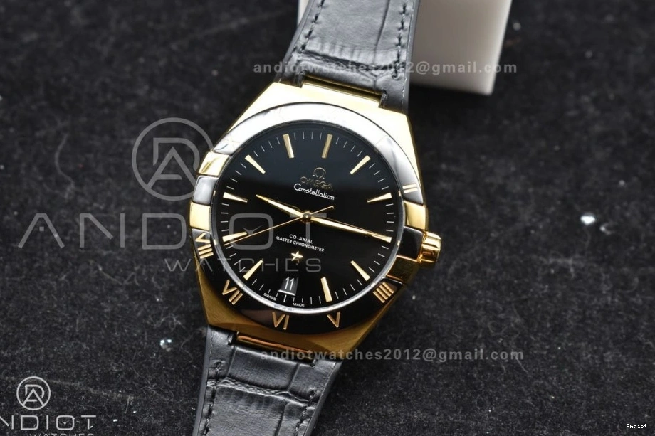 Black Constellation Black A8900 Gummy Black Clone 1:1 Strap Super on Edition VSF Dial YG Best Ceramic 0130